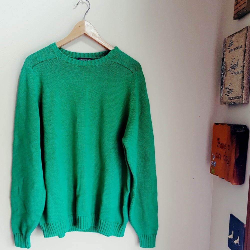 NWOT Land's End Japanese Emerald Sweater